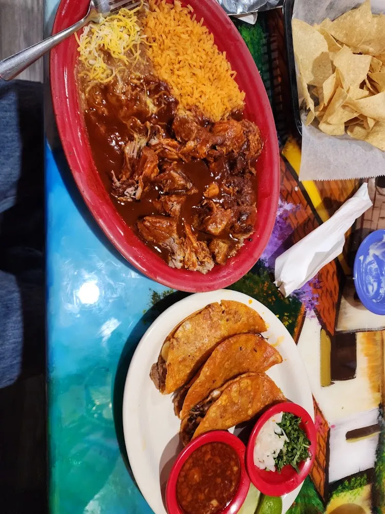 Chile Colorado Birriaqueso Tacos