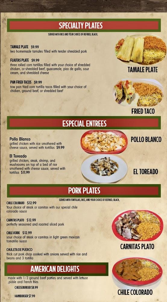 La Fiesta Mexican Grill & Cantina Menu image 1